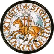 Insignia de la Orden de los Caballeros templarios.
